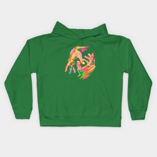 pop art hand Kids Hoodie